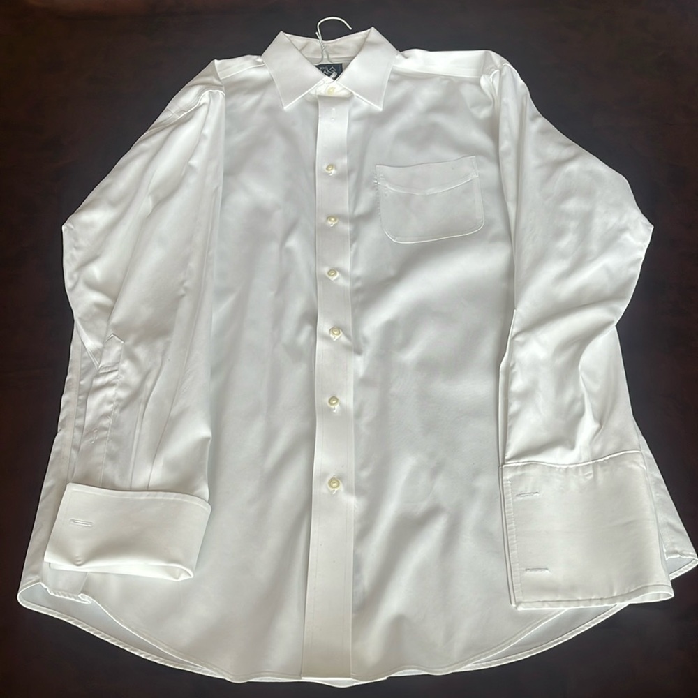 Jos. A. Bank Mens SIze 16- 1/2 White Dress Shirt